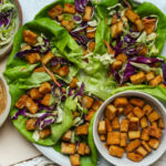 Crispy Tofu Lettuce Wraps | sarahaasrdn.com