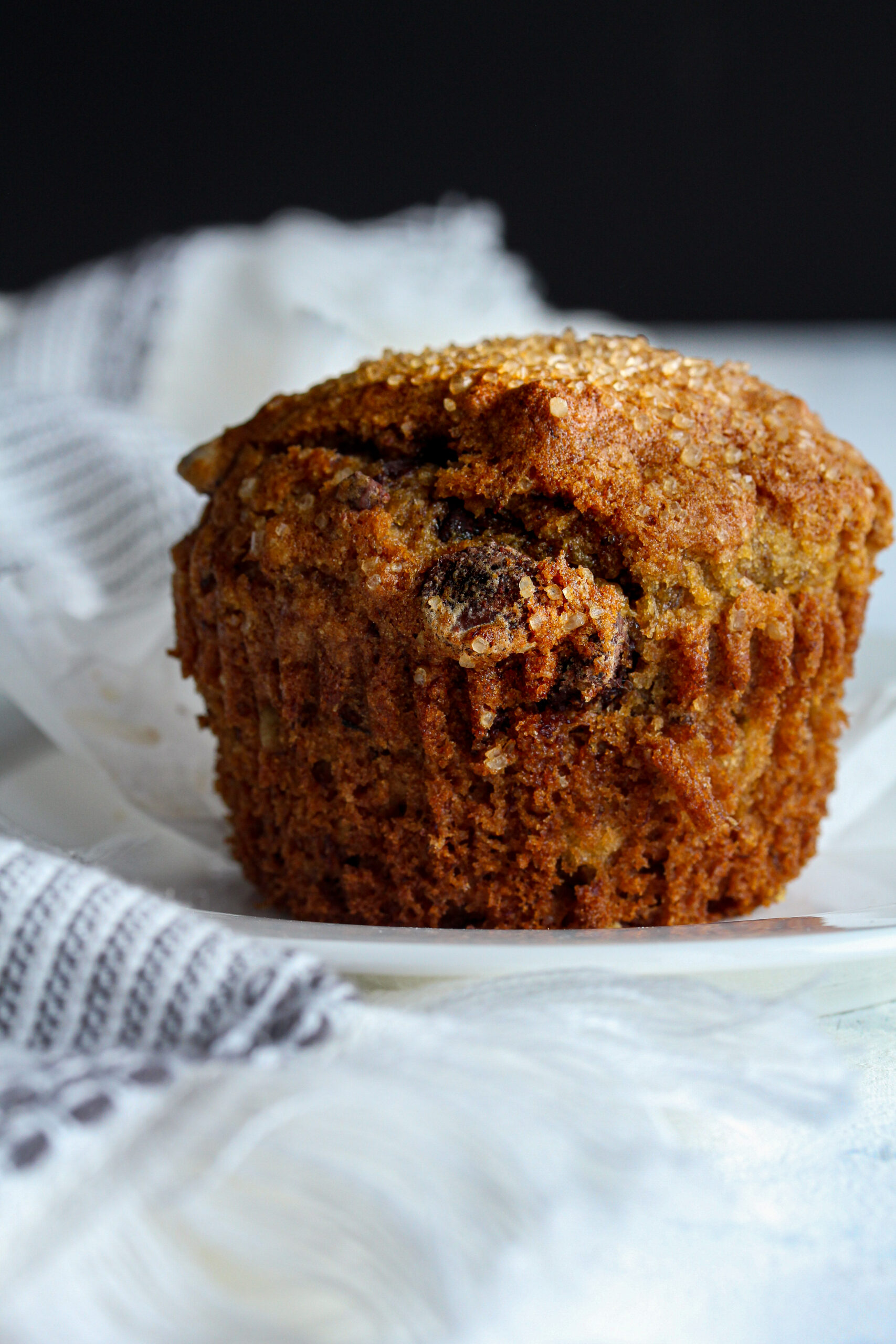 Banana Pecan Chocolate Chip Muffin | sarahaasrdn.com