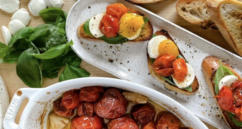 Slow Roasted Tomatoes Toast | sarahaasrdn.com