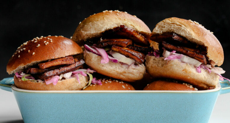 Spicy BBQ Tofu Sliders | sarahaasrdn.com