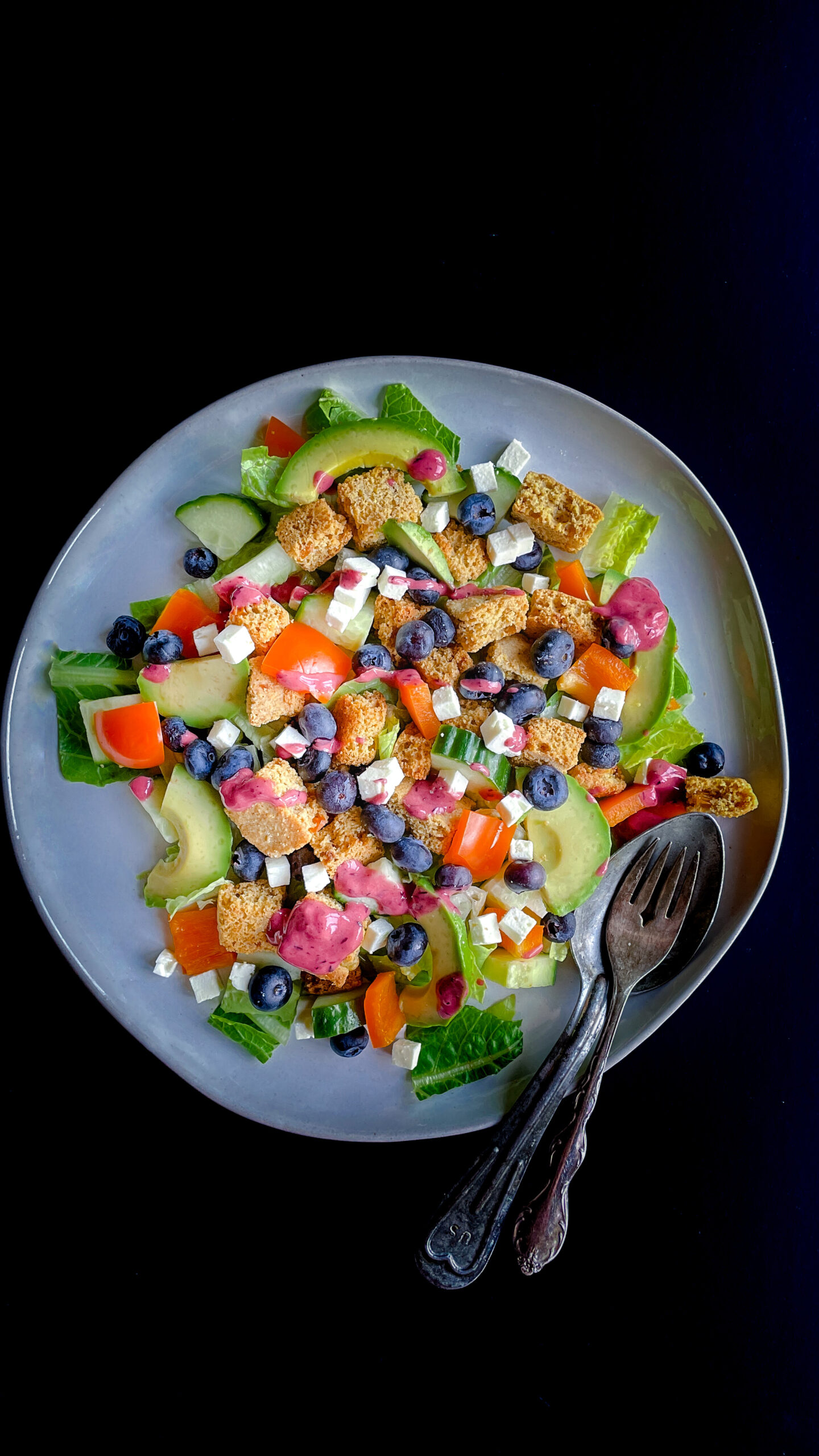 Blueberry Summer Salad | sarahaasrdn.com