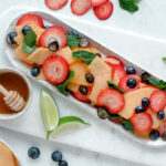 Cantaloupe Berry Salad | sarahaasrdn.com