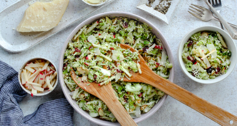 Crunchy Brussels Sprouts Salad | sarahaasrdn.com