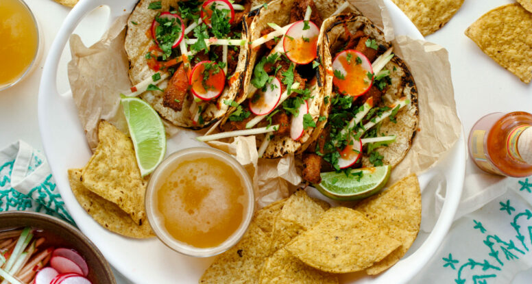 Chile & Apple Cider Pork Tacos | sarahaasrdn.com